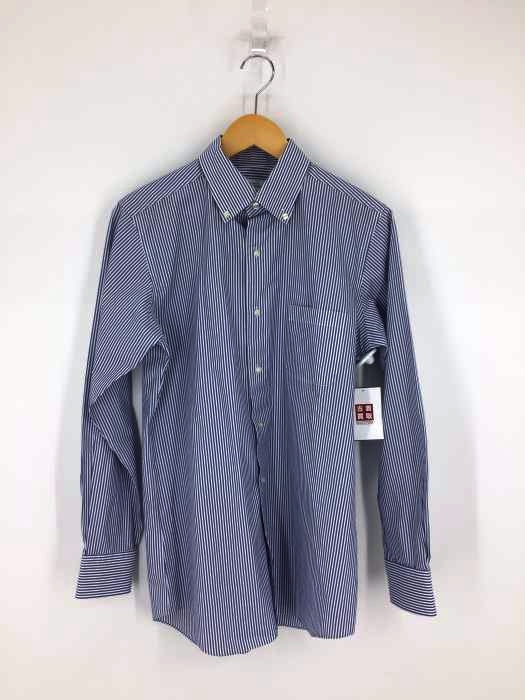 UNITED ARROWS green label relaxing(ユナイテッドアローズグリーンレーベルリラクシング) スリム イージーアイロン COOLMAX ロンドンストライプ S/ボタンダウンカラー シャツ メンズ JPN：L