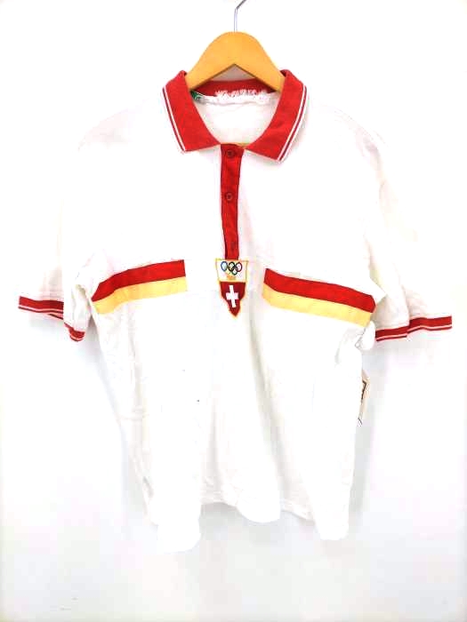 USED古着(ユーズドフルギ) 1988 フロントワッペンポロシャツ メンズ JPN：M
