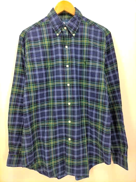 RALPH LAUREN(ラルフローレン) CLASSIC FIT ポニー刺繍 チェック柄BDシャツ メンズ JPN:S