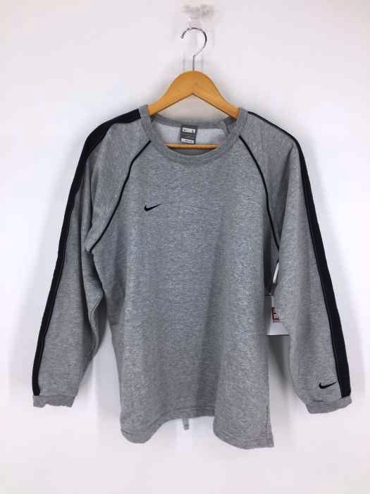ナイキ NIKE 90～00s サイドポケット アームライン クルーネックスウェット メンズ JPN：L
