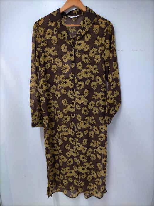 moussy(マウジー) FLORAL SHEER LONG SHIRT レディース  FREE