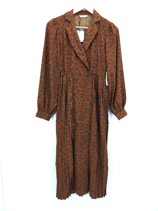 SLY(スライ) ANTIQUE FLOWER PLEATS OP レディース  1