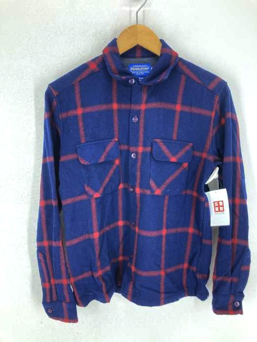 ペンドルトン PENDLETON 両フラップ ウィンドウペン ウールネルシャツ メンズ JPN：S