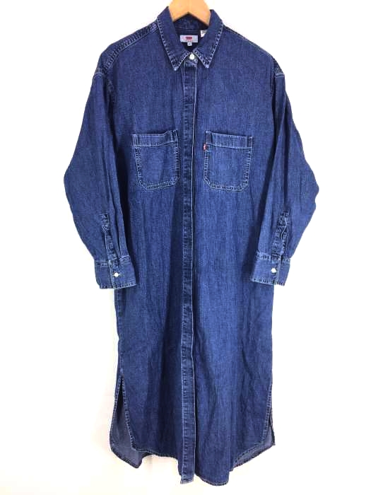 Levis(リーバイス) ボタンフライデニムシャツワンピース レディース  S