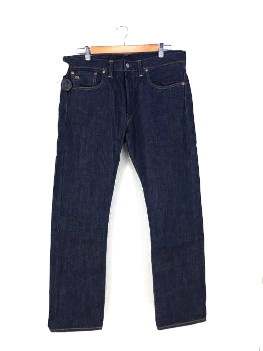 RRL RALPH LAUREN(ダブルアールエル ラルフローレン) SLIM FIT USA製 ストレートデニムパンツ メンズ  34×30