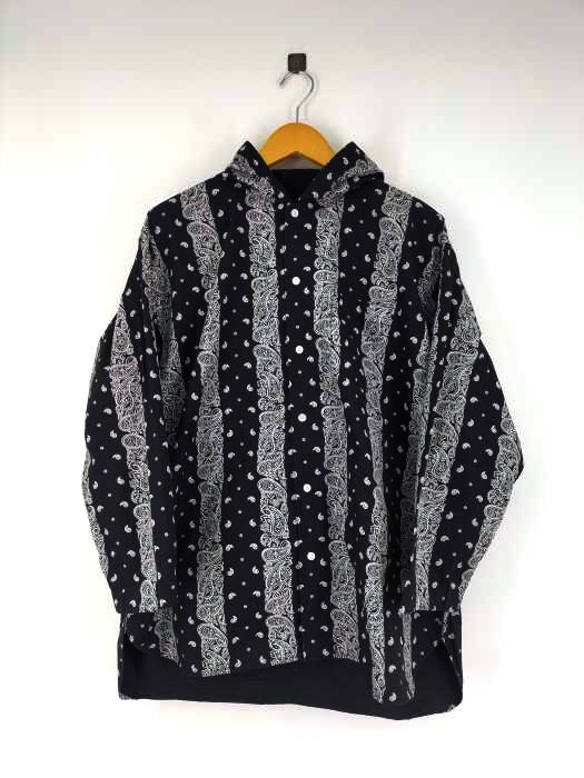 ビームス BEAMS バンダナ柄 ルーズフィット フードシャツ メンズ JPN：M