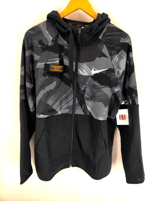 ナイキ NIKE フルジップ カモ フィットネスパーカー メンズ JPN：L
