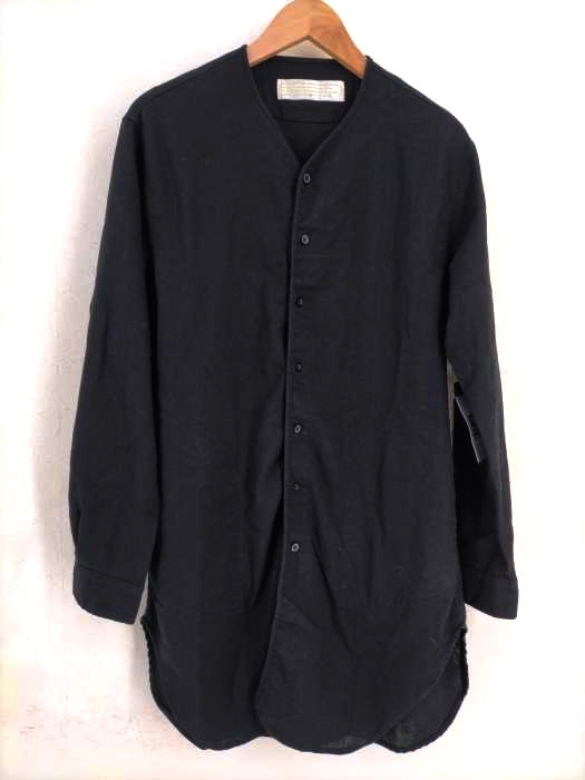 マングローブ Mangrove パイピングセミロングシャツ メンズ JPN：L