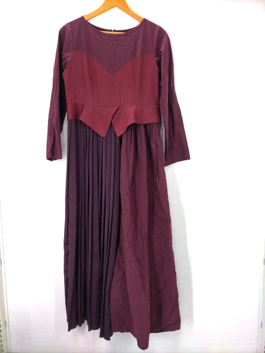 レイビームス Ray BEAMS 18AW 異素材キリカエマキシワンピース レディース JPN：1