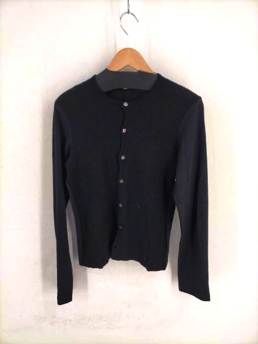 トリココムデギャルソン tricot COMME des GARCONS 01AW 製品染め素材切替カーディガン レディース 表記無