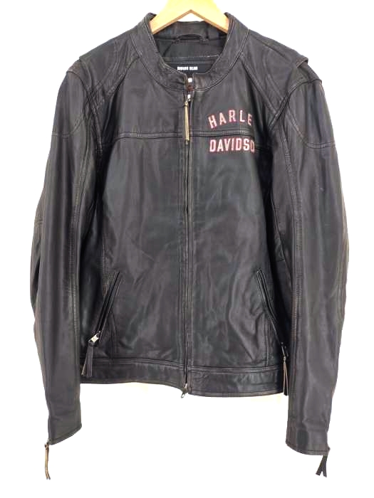 ハーレーダビッドソン HARLEY-DAVIDSON 16年製 Long Way Leather Jacket メンズ JPN：L