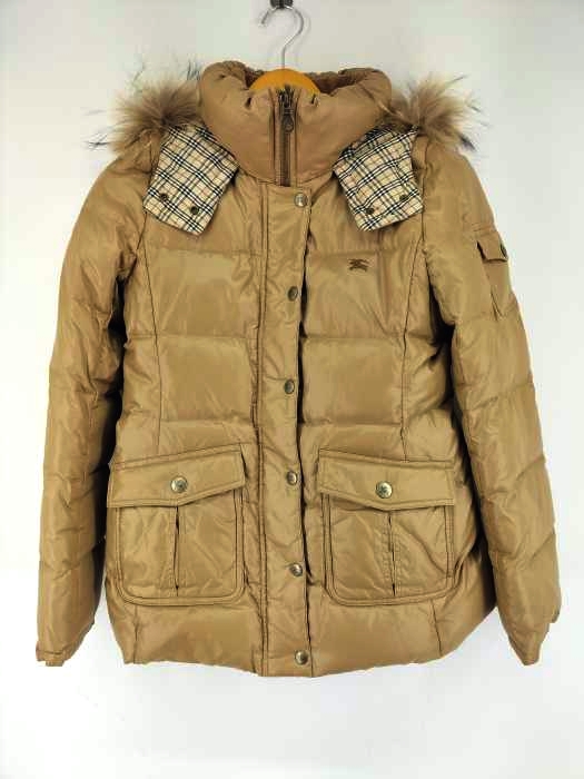 バーバリーロンドンブルーレーベル BURBERRY LONDON BLUE LABEL ダウンジャケット レディース EUR：38