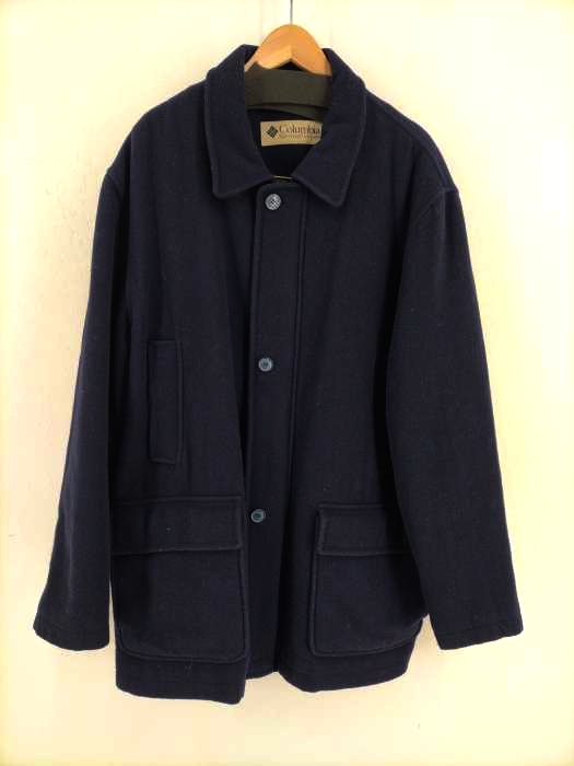 コロンビアスポーツウァア Columbia Sportswear 比翼 ウールステンカラーハーフコート メンズ JPN：XL