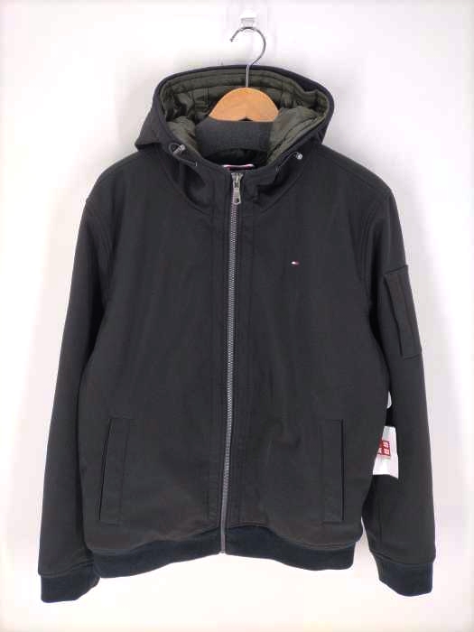 トミーヒルフィガー TOMMY HILFIGER 中綿ライニング 二重ジップ フーデットジャケット メンズ JPN：L