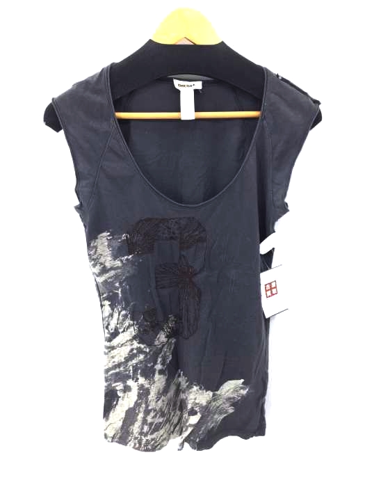 DIESEL(ディーゼル) ノースリーブUネックシャツ レディース import:S