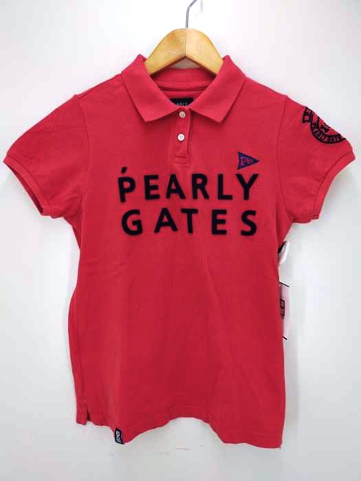 PEARLY GATES(パーリーゲイツ) 鹿の子 半袖ポロシャツ レディース 0