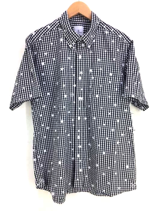 uniform experiment(ユニフォームエクスペリメント)  S/S STAR PRINT GINGHAM CHECK B.D SHIRT メンズ  4