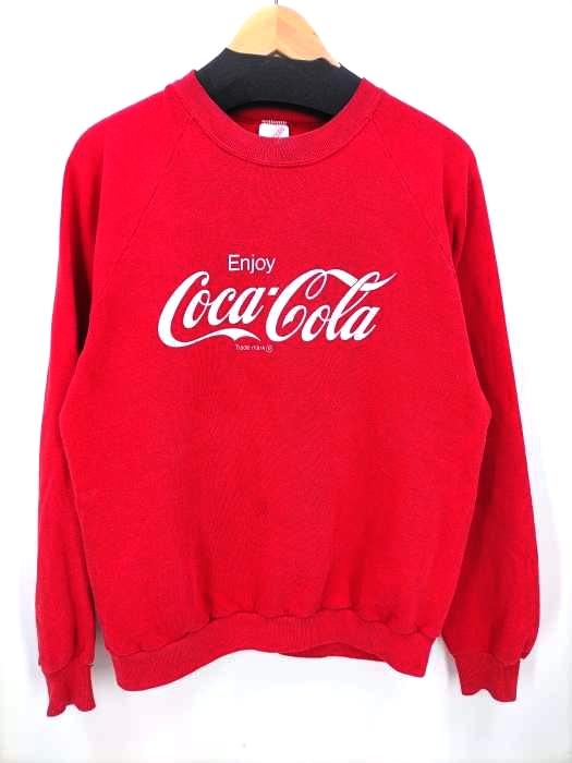 ジャージーズ JERZEES 90S コカコーラ 企業ロゴスウェット メンズ import：M