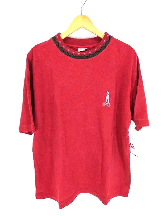 Stussy(ステューシー) KNOWLEDGE IS KING ネックデザインTシャツ メンズ JPN：L