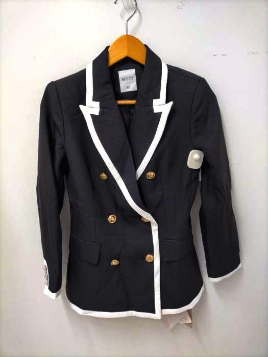 USED古着(ユーズドフルギ) {{MOTF}} モフ パイピングダブルジャケット レディース JPN：XS