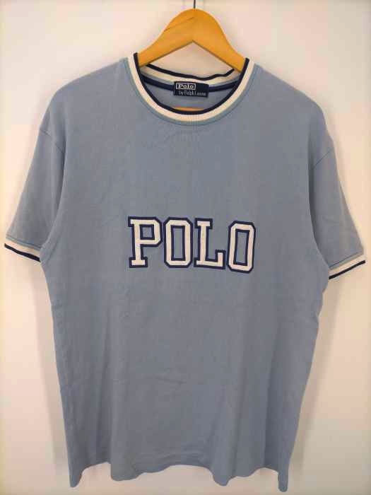 Polo by RALPH LAUREN(ポロバイラルフローレン) ロゴ リブニット ヘビーオンス クルーネックTシャツ メンズ 表記無