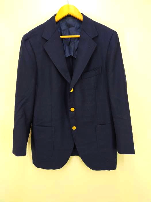 Custom Tailor BEAMS(カスタムテーラービームス) VITALE BARBERIS CANONICO 金ボタン テーラードジャケット メンズ 表記無