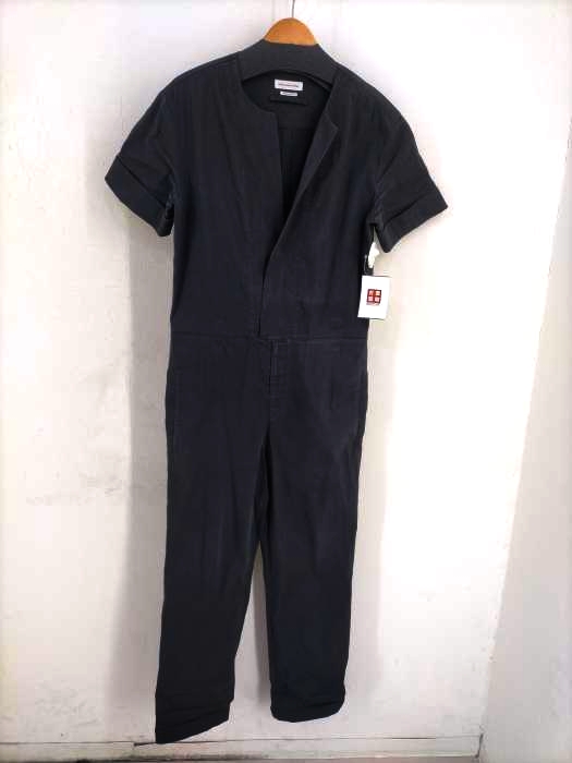 ISABEL MARANT ETOILE(イザベルマランエトワール) ノーカラースキッパー半袖ジャンプスーツ レディース  36