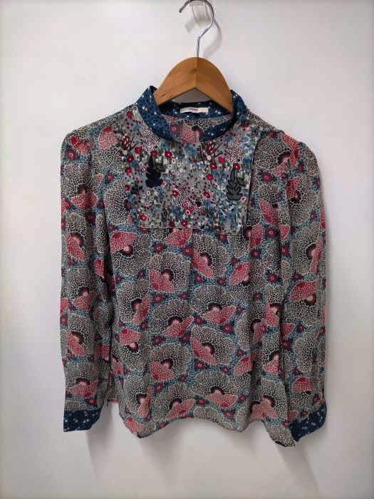 KENZO(ケンゾー) 花柄プルオーバーシルクシャツ レディース JPN：36