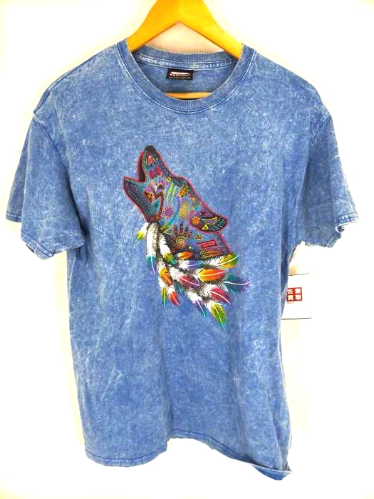 ユーズドフルギ USED古着 {{SPORT TEX}} 90s 立体プリントTシャツ メンズ JPN：M