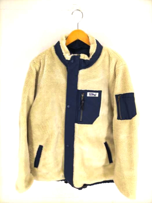 ユーズドフルギ USED古着 BLUE PORT リバーシブル ボアジャケット メンズ JPN：XL