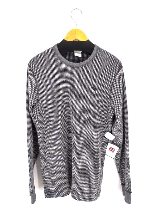 アバクロンビーアンドフィッチ Abercrombie & Fitch MUSCLE ワッフル クルーネック サーマルニット メンズ JPN：S