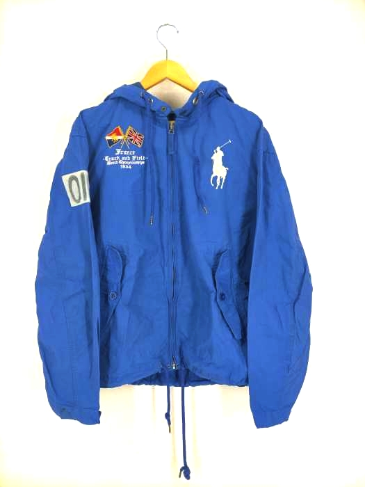 ポロバイラルフローレン Polo by RALPH LAUREN ビッグポニー 刺繍ヨットパーカー メンズ  XL
