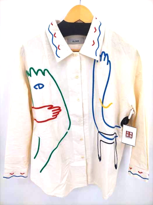 クローク KLOKE 21SS visage embroidered shirt レディース JPN：S