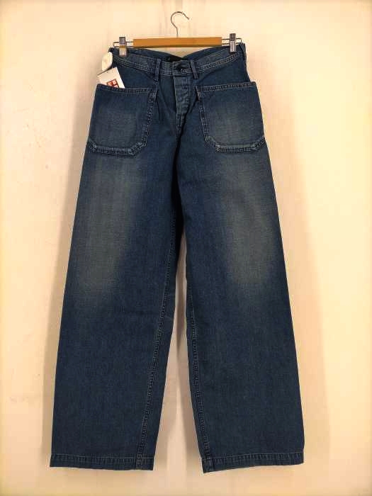 ジョンブル Johnbull ワイドデニムワークパンツ レディース JPN：L