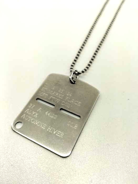 アリクス 1017 ALYX 9SM DOG TAG NECKLESS メンズ  服飾品の為無