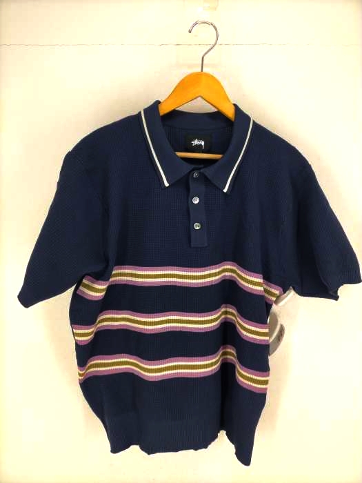ステューシー Stussy Montego Stripe SS Polo メンズ JPN：L
