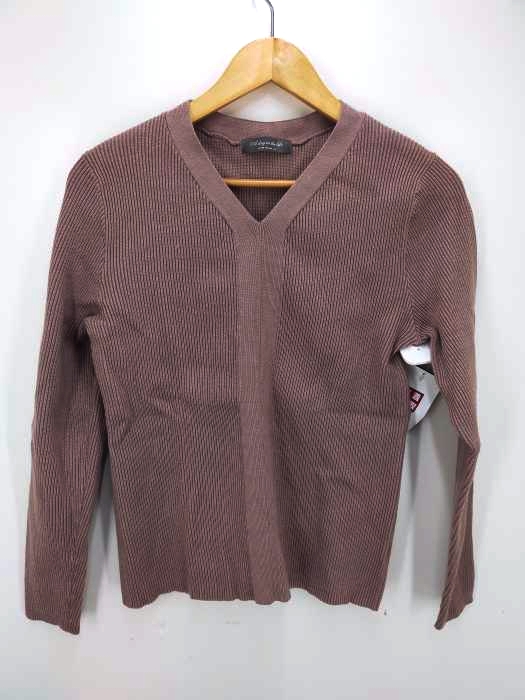 A day in the life UNITED ARROWS(アデイインザライフユナイテッドアローズ) アゼ 12G Vネックニット レディース  FREE
