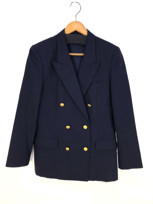 BROOKS BROTHERS(ブルックスブラザーズ) ダブル 紺ブレザー 金ボタン レディース アウター ジャケット