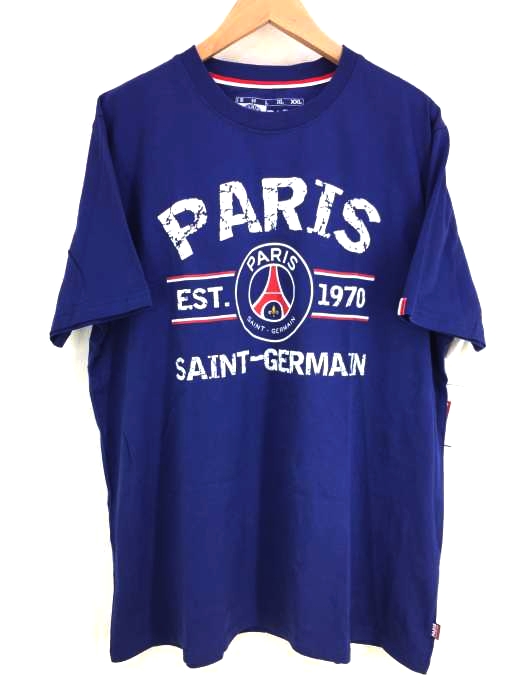 PARIS SAINT GERMAIN(パリサンジェルマン) プリントクルーネックTシャツ メンズ  XXL
