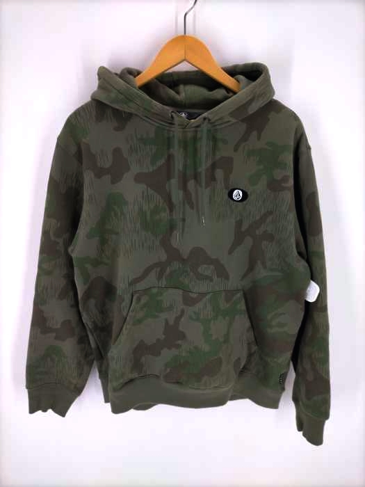 VOLCOM(ヴォルコム) 迷彩柄プルオーバーパーカー メンズ JPN：M
