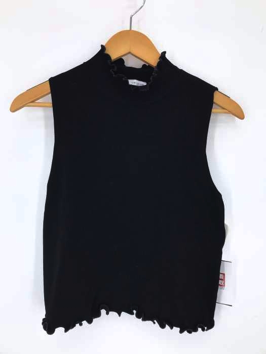 ZARA(ザラ) ハイネック ノースリーブニット レディース import：M