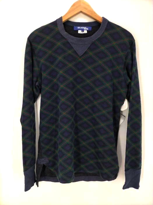 JUNYA WATANABE COMME des GARCONS MAN(ジュンヤワタナベコムデギャルソンマン) AD2014 V字ガゼットチェックニット メンズ JPN:S
