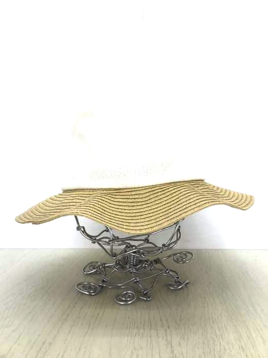 FINISSAGE(フィニサージュ) 切替 麦わら帽子 レディース 57.5cm