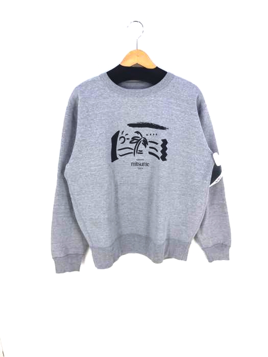 USED古着(ユーズドフルギ) MITSUME グラフィッククルーネックスウェット メンズ  L