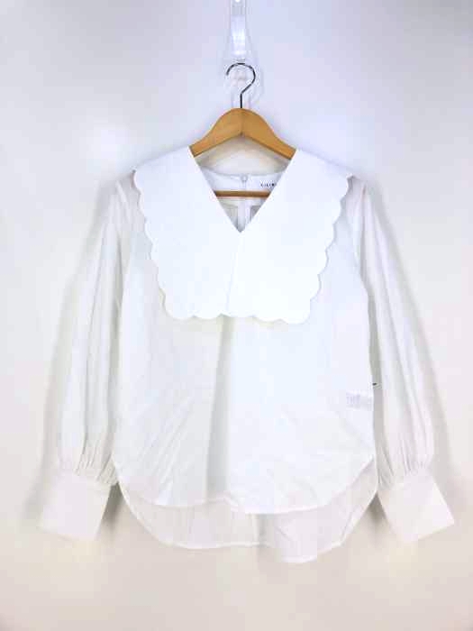 USED古着(ユーズドフルギ) LiLiRena スカラップシャツ レディース  FREE
