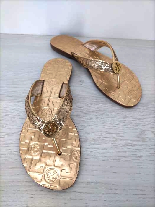 TORY BURCH(トリーバーチ) ビーチサンダル ゴールド レディース  7