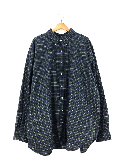 RALPH LAUREN(ラルフローレン) CLASSIC FIT ポニー刺繍 ボタンダウンチェックシャツ メンズ  2XB