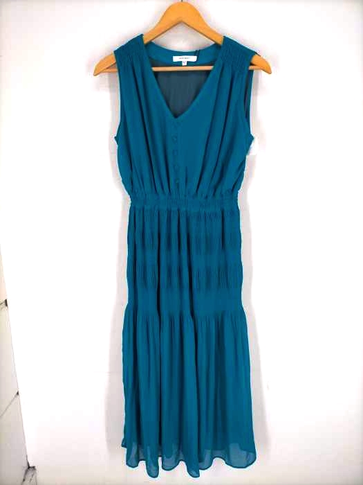 moussy(マウジー) V NECK CHIFFON GATHER DRESS レディース  FREE