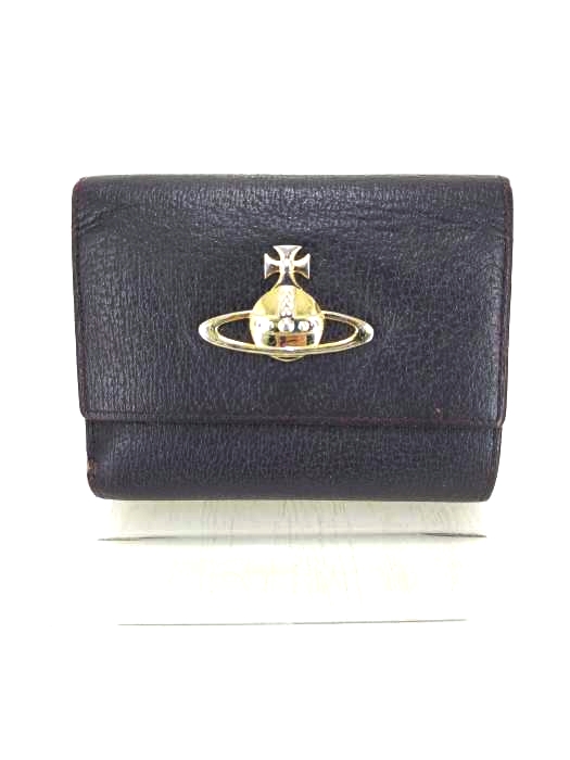 Vivienne Westwood(ヴィヴィアンウエストウッド) 牛革 EXECUTIVE 二つ折り財布 レディース 表記無