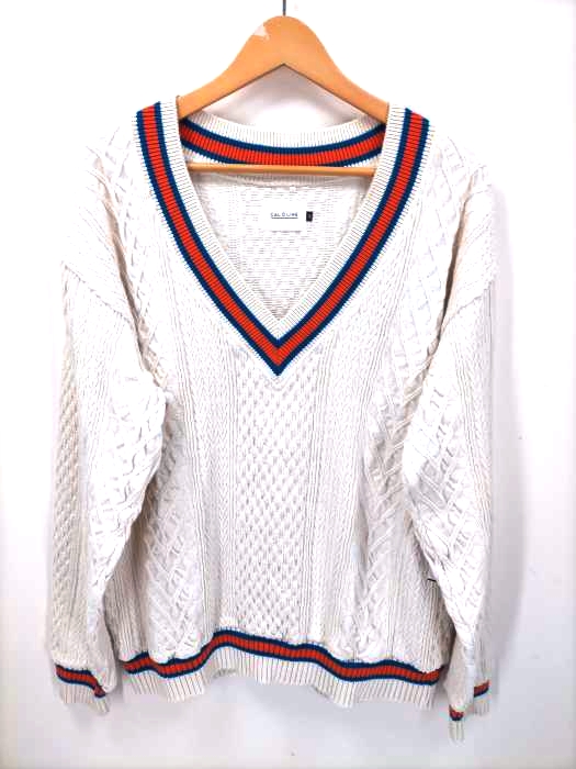 CAL O LINE(キャルオーライン) 20AW V-NECK TILDEN チルデンニット メンズ JPN：S